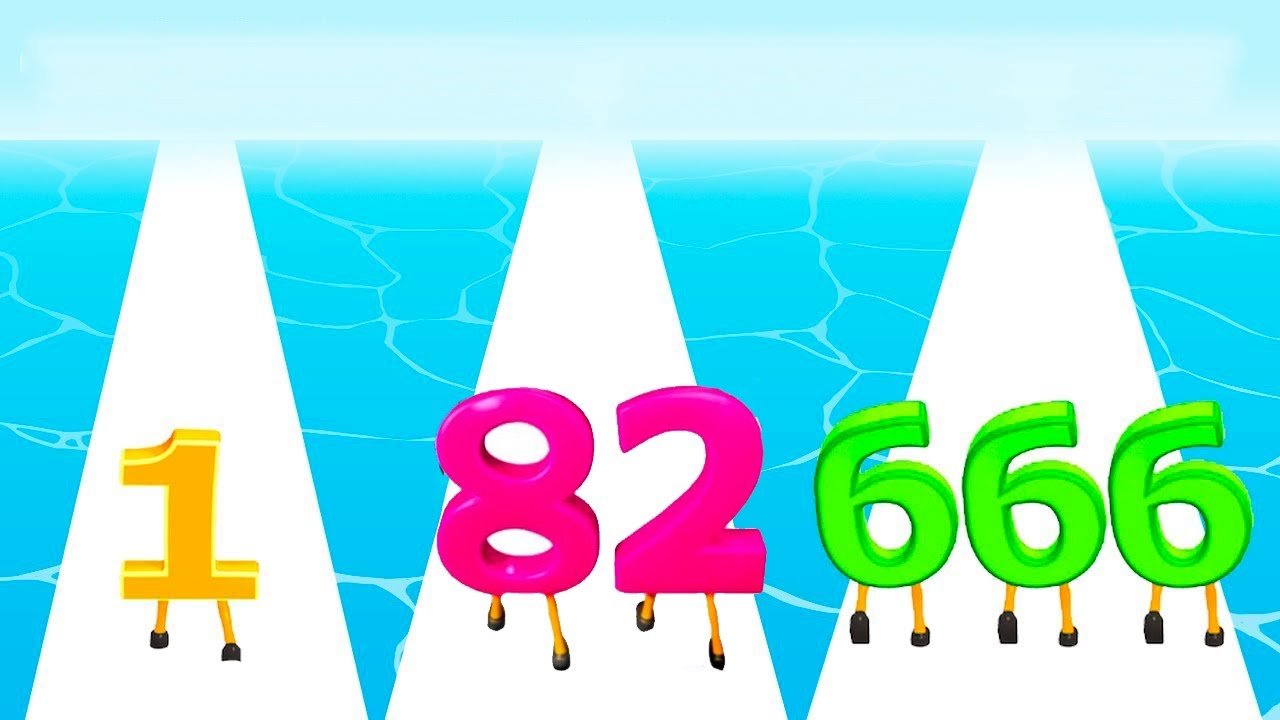 Digit Run 3D - Max Level iOS Android Gameplay Walkthrough - YouTube