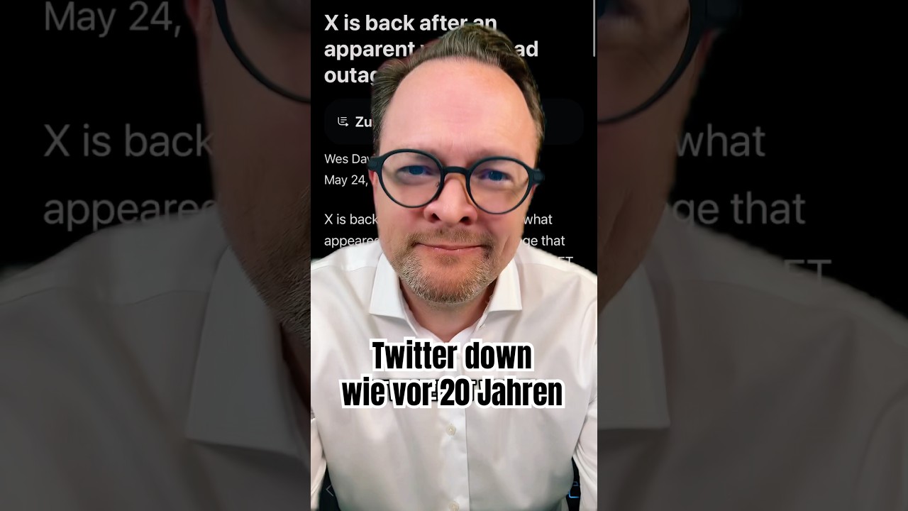 XTwitter in alten Twitter Zeiten: lange Ausfälle für hunderttausende Nutzer.innen! ▹ eicker.TV