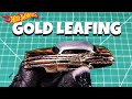 Painting Hot Wheels - GOLD LEAFING w/CANDY PAINT is Amazing!!!