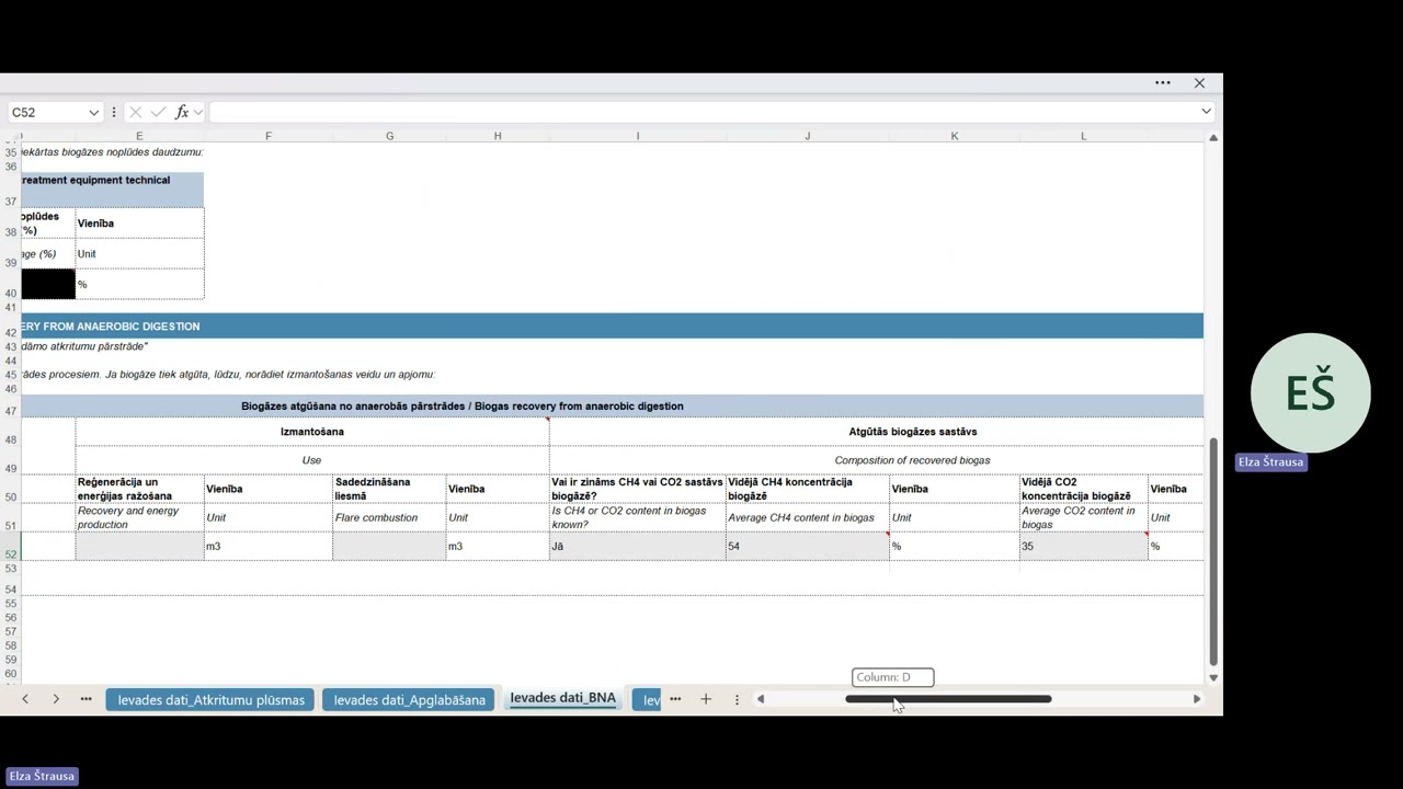Training video how to use a GHG calculation tool