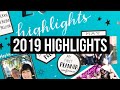 2019 Highlights Page // My First Attempt at Memory Planning // Big Happy Planner Plan With Me