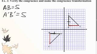 4-3: Congruent Triangles