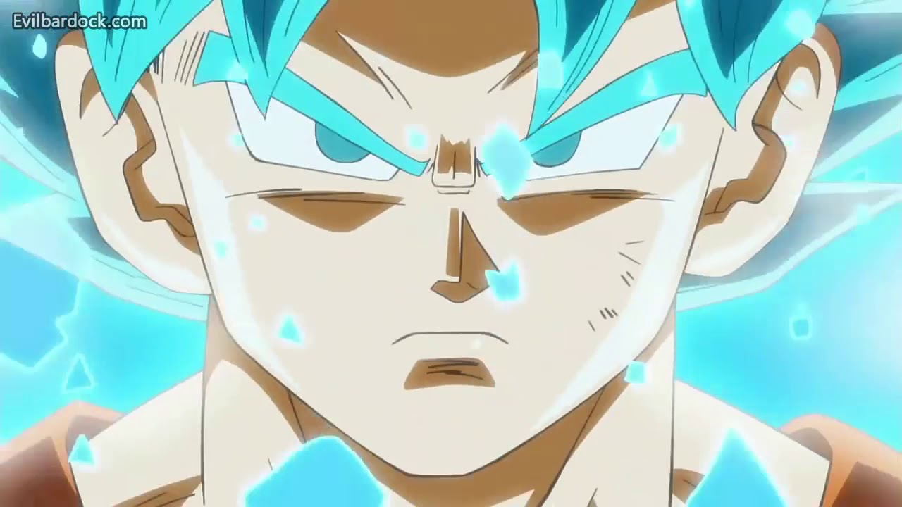 Goku primera vez super saiyan blue