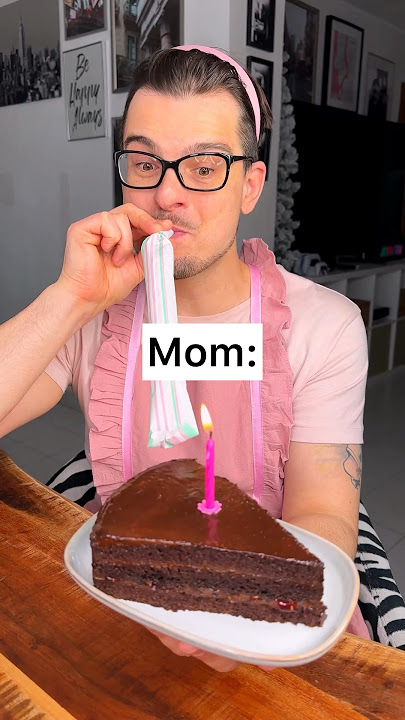 How to SPRINKLE chocolate cake properly, by MOM😌❤️🍰 | CHEFKOUDY