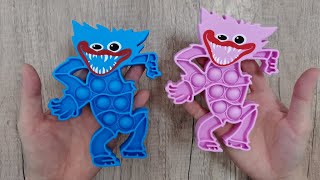 Huggy Wuggy Pop It Unboxing 2021 - Scary Poppy Playtime Toy