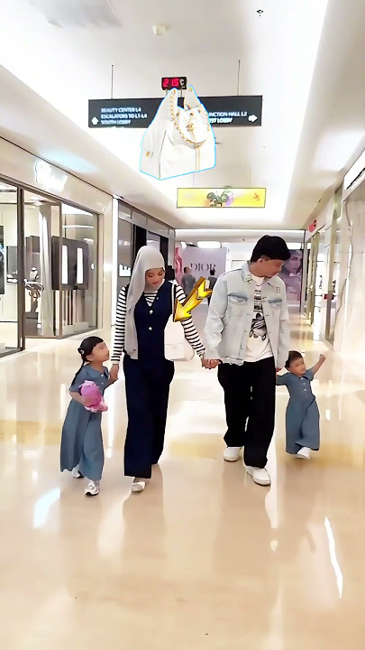 Harga tas mewah aurel hermansyah saat di mall bersama ameena azura dan atta halilintar#shorts
