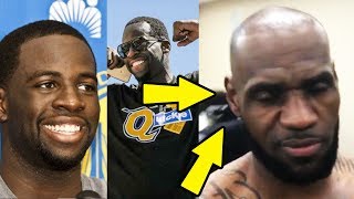 Draymond Green ROASTS Lebron James BALD HEAD at Warriors Parade