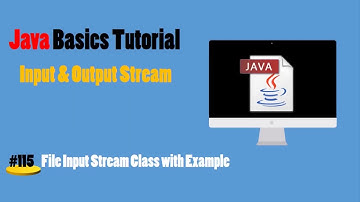#115 استخدام الصف File Input Stream للقراءة من الملف في جافا