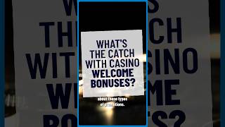Watch This Before Using A Casino Welcome Bonus! #onlinecasino