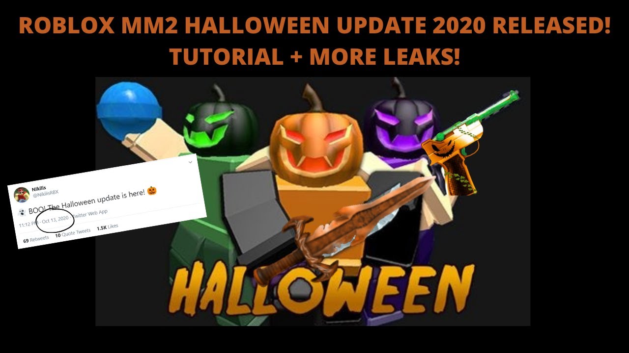 Mm2 Halloween Update 2020 Release Date Revealed More Info And Leaks Full Tutorial Youtube - the neighborhood of robloxia halloween 2020