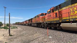 BNSF C44-9W Power Move