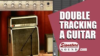 Double tracking a guitar chords