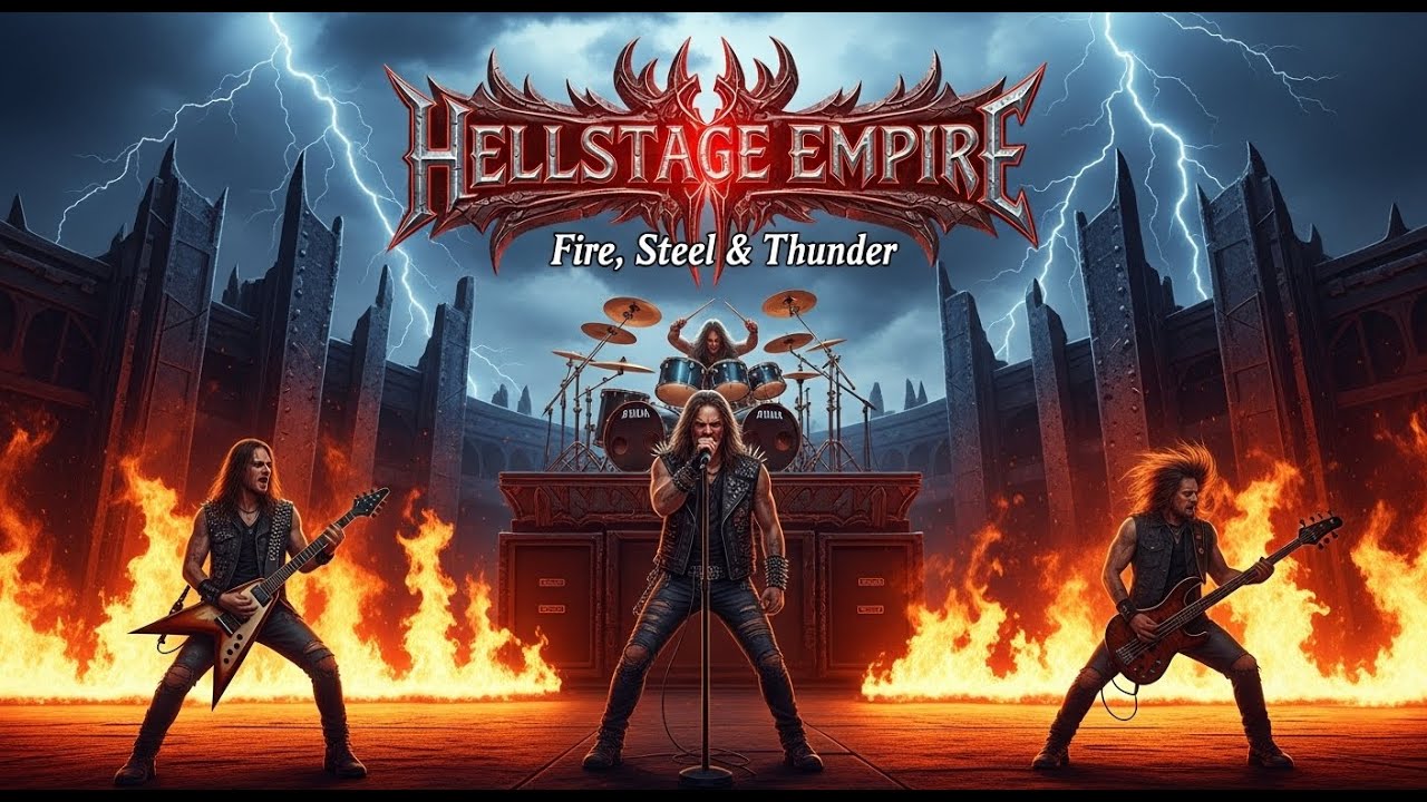 HELLSTAGE EMPIRE 🔥 Fire, Steel & Thunder | Epic Heavy Metal Performance