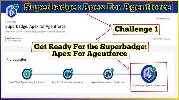 Get Ready for the Superbadge Apex for Agentforce |Superbadge: Apex for Agentforce | Challenge 1