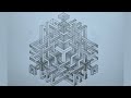 How to Draw The Impossible Pattern #20 &amp; Optical Illusion