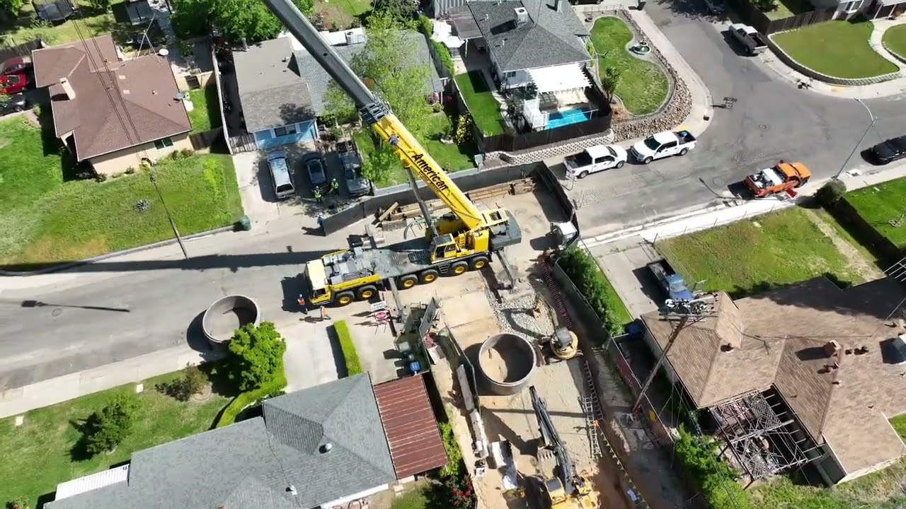 Highlands Sewer Project - Pump Station Drone Video