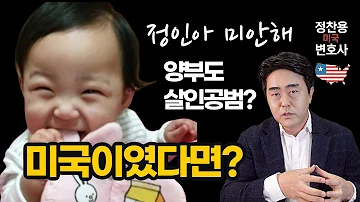 정인아 미안해 미국이였다면 양부도 살인공범 정찬용 미국 변호사