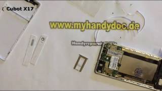 Cubot X17 Display Reparatur repair fix ekran tamiri disassemble