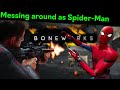 Messing Around As Spider-Man in Boneworks VR