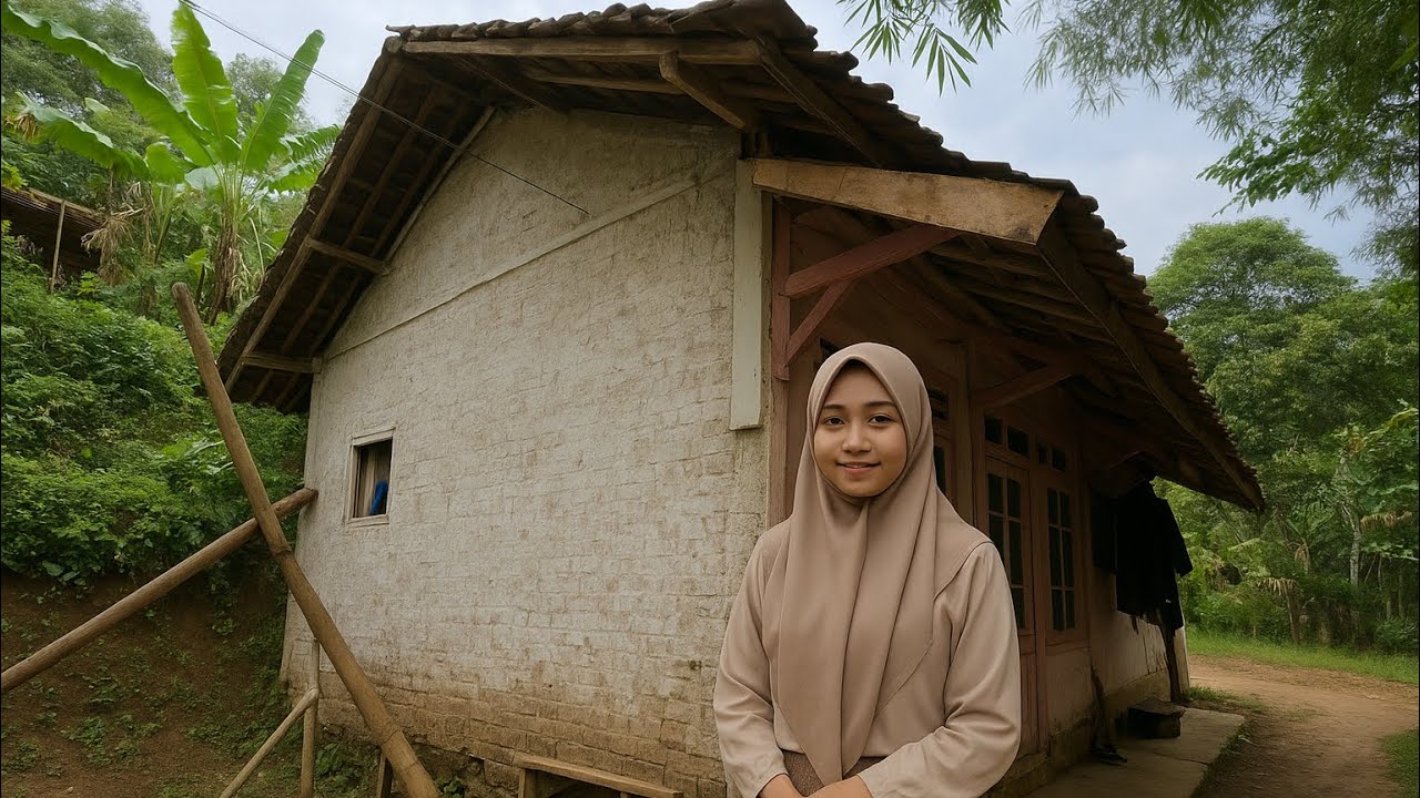 Tinggal di Rumah Reyot Bareng kakek gadis Ini Cuma Bisa Menahan Lapar!