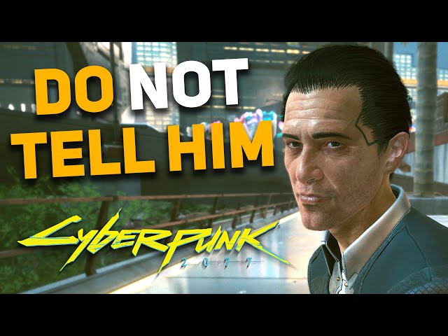 Cyberpunk 2077 - Why You SHOULD NOT Tell Jefferson the Truth