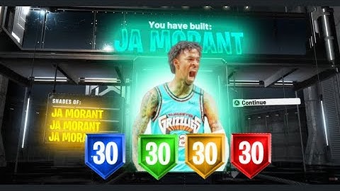 NBA 2K21 OFFICIAL JA MORANT DEMIGOD BUILD
