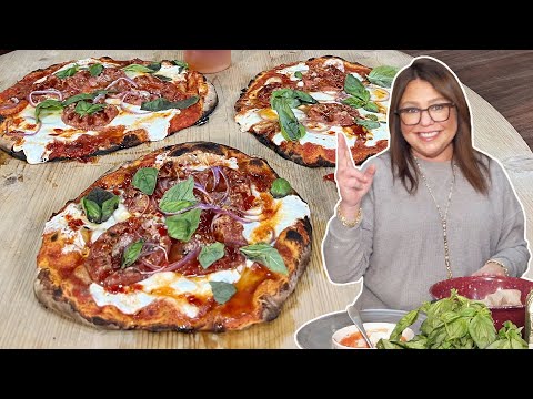 How to Make Thin and Crispy Pizza with Sopressata, Red Onion and Hot Honey | Rachael Ray | Rachael Ray Show