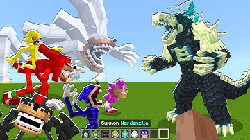EVERY Shin Sonic vs Wardenzilla Mod ADDON UPDATE in MINECRAFT PE