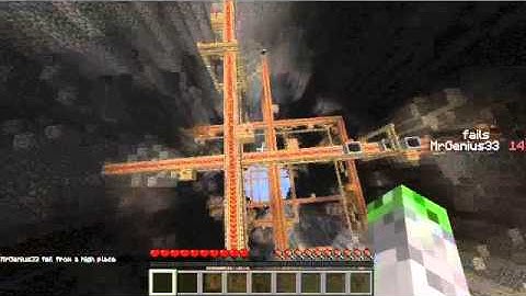 Minecraft adventure map The Dropper Part 1