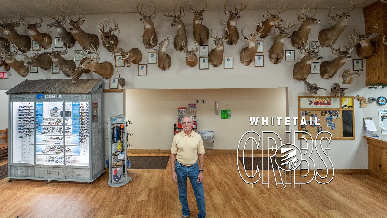 Whitetail Cribs :John Eberhart's 50 Pope & Young Bucks & Michigan Record Whitetail from 1981