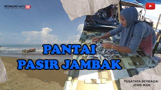 PANTAI PASIR JAMBAK----- Jalan menuju pantai pasir jambak serta membeli ikan besar