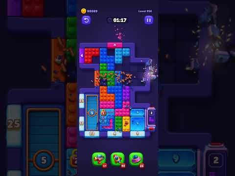 【Block Out】レベル956攻略！待機トレイを圧迫させずにクリアする回収手順