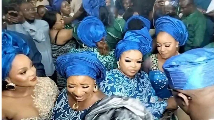 ENIOLA AJAO,DAYO AMUSA,LIZ DA SILVA,MIDE MARTINS TAKE OVER THE STAGE AT SEYI EDUN TWINS NAMING CEREM