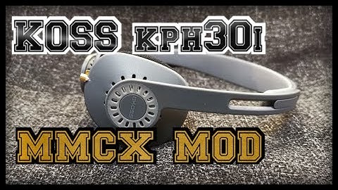 KOSS Kph30i MMCX detachable cable mod guide [NAKED Tutorial]