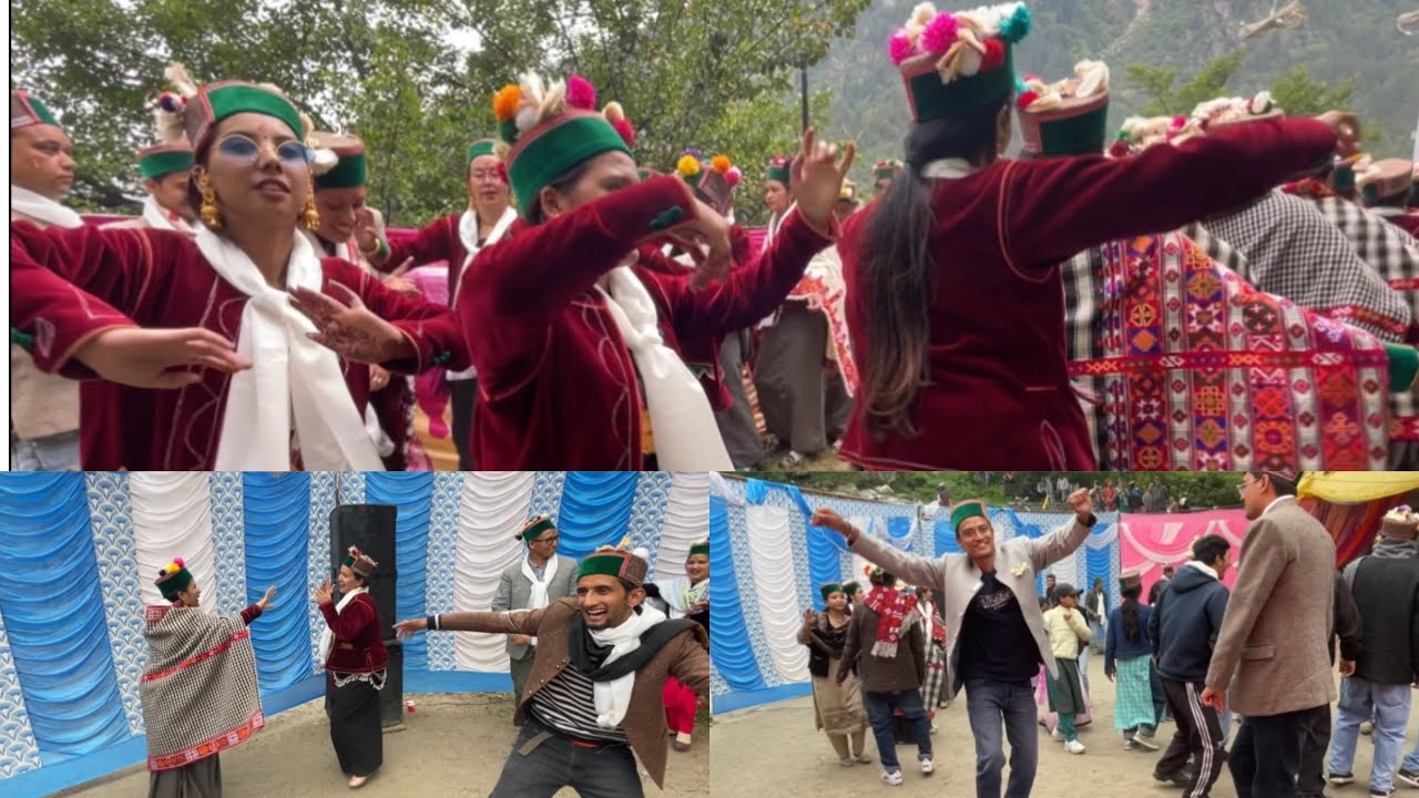 Kinnauri free style dance video  Baba valley marriage full dance video  wedding  dance  culture