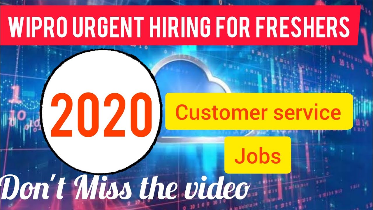 Wipro Recruitment 2020 For Freshers | OffCampus Drive | Wipro Hiring For BA/BSC/BCOM/BCA/BBA/BTECH