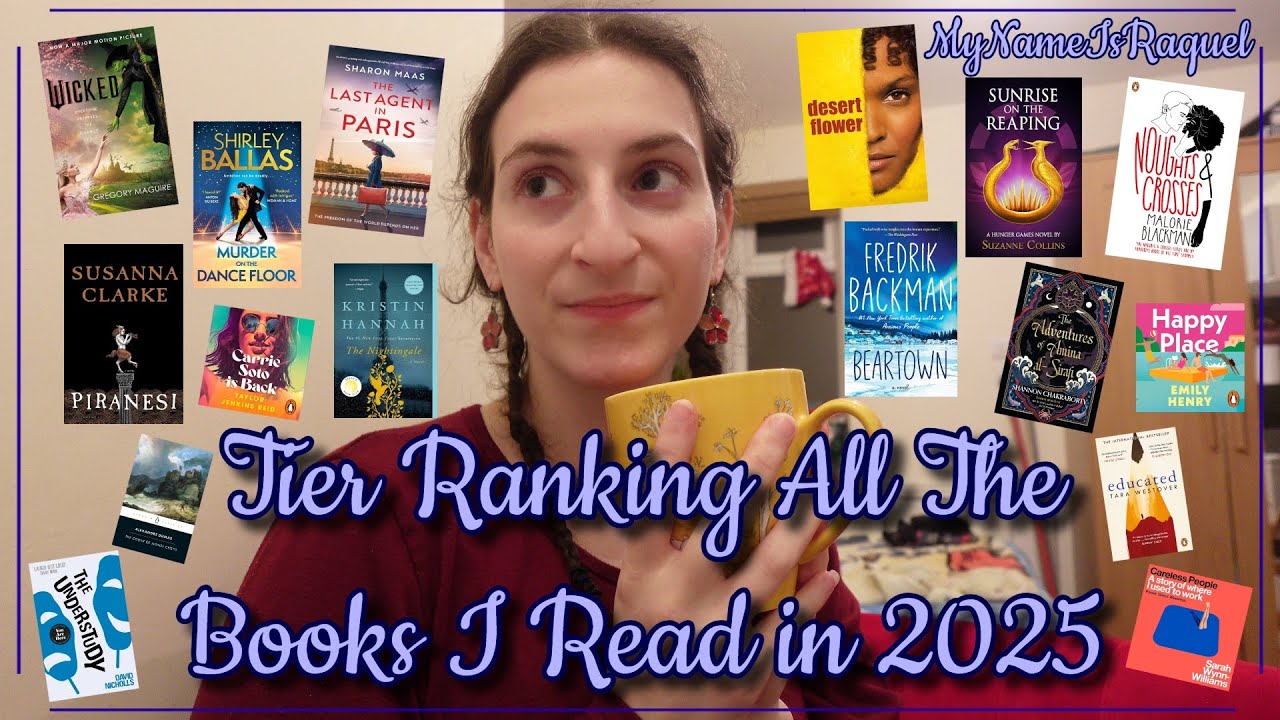 Tier Ranking All The Books I Read in 2025 (including 16 non-fiction!)