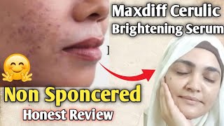 Maxdiff Cerulic Brightening Serum Review| Maxdiff jenpharm Products Review | 