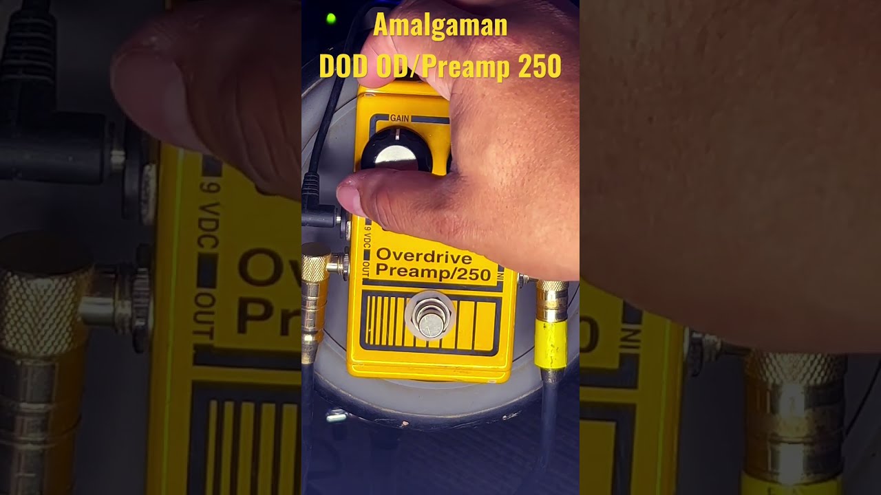 ギター dod overdrive preamp 250 analogman mod DOD 308 Analogman Mod (A Bargain DOD 250 Grey Spec?) - YouTube