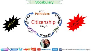 Citizenship + Exercises Citizenship By Teacher Abdo 2bac  شرح درس المواطنة للثانية باكالوريا