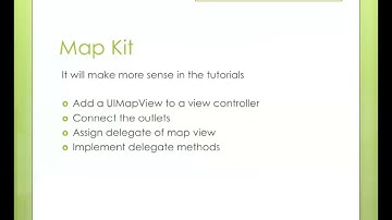 29 - iOS CoreLocation and MapKit Swift - Overview 1/5