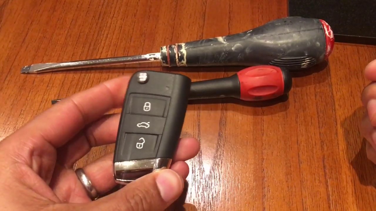 gti key fob battery replacement