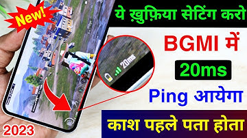 New Hidden Settings to Fix BGMI Ping Problem | BGMI High Ping Solution | BGMI Ping Problem Solve