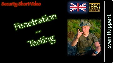 Security Shorts - What is Penetration Testing? The way white hackers are working.