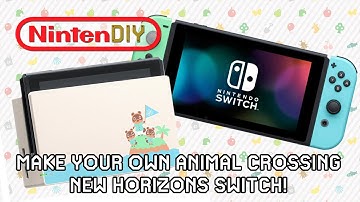 NintenDIY - Make your own Animal Crossing Nintendo Switch for LESS THAN $50!