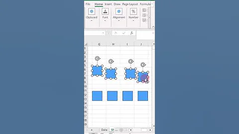 DO NOT ALIGN OBJECTS MANUALLY IN EXCEL, USE THIS TRICK INSTEAD #excel #exceltutorial #exceltips #tip