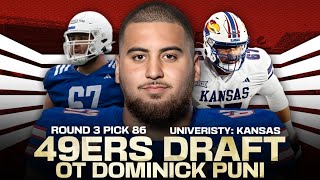 49ers draft update: Why SF drafted OL Dominick Puni (0 sacks)