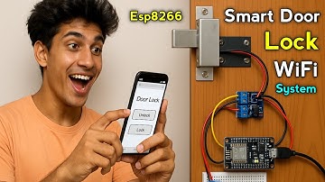 How to make Wi-Fi Control Smart Door Lock Using Esp8266 😱 - Best iot Project Using Esp8266