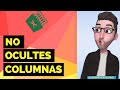 No ocultes COLUMNAS es mejor AGRUPAR Columnas! - Excel Fast!