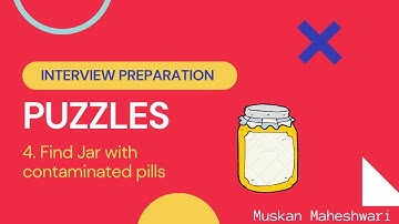Find Jar with contaminated pills | PUZZLES | Interview Puzzles